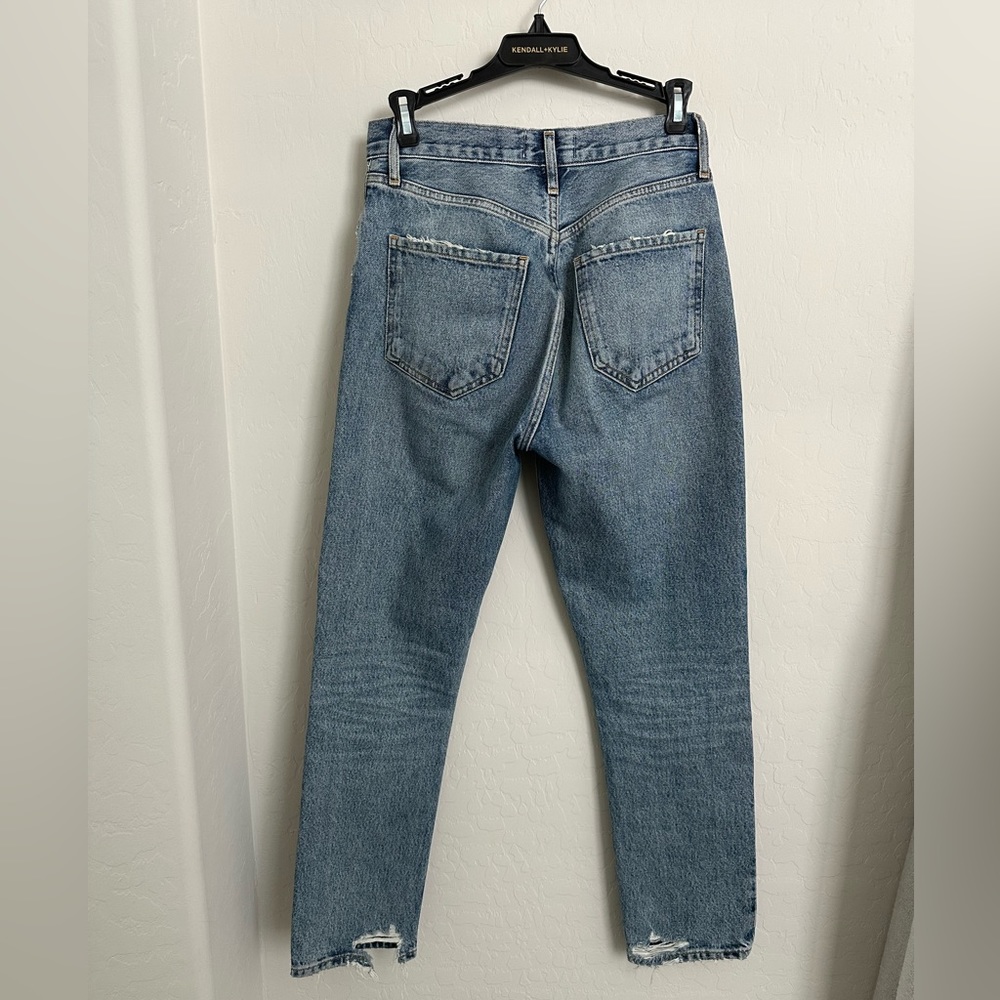 Agolde Riley High Rise Straight Crop - Picture 5 of 7